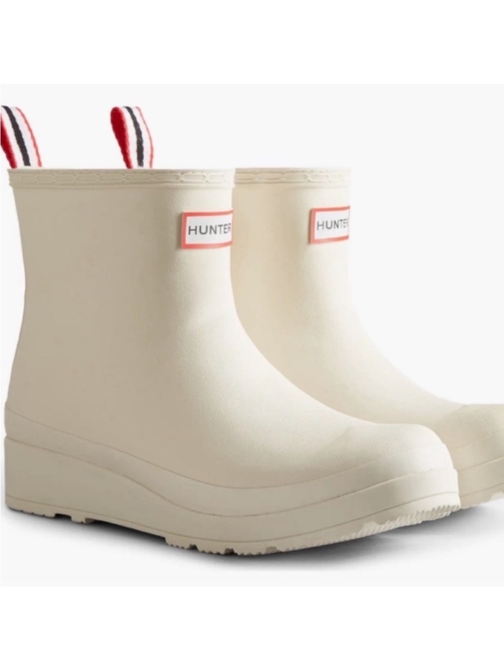 Hunter Play Short Faux Shearling Lined Waterproof Rain Boots Size 9